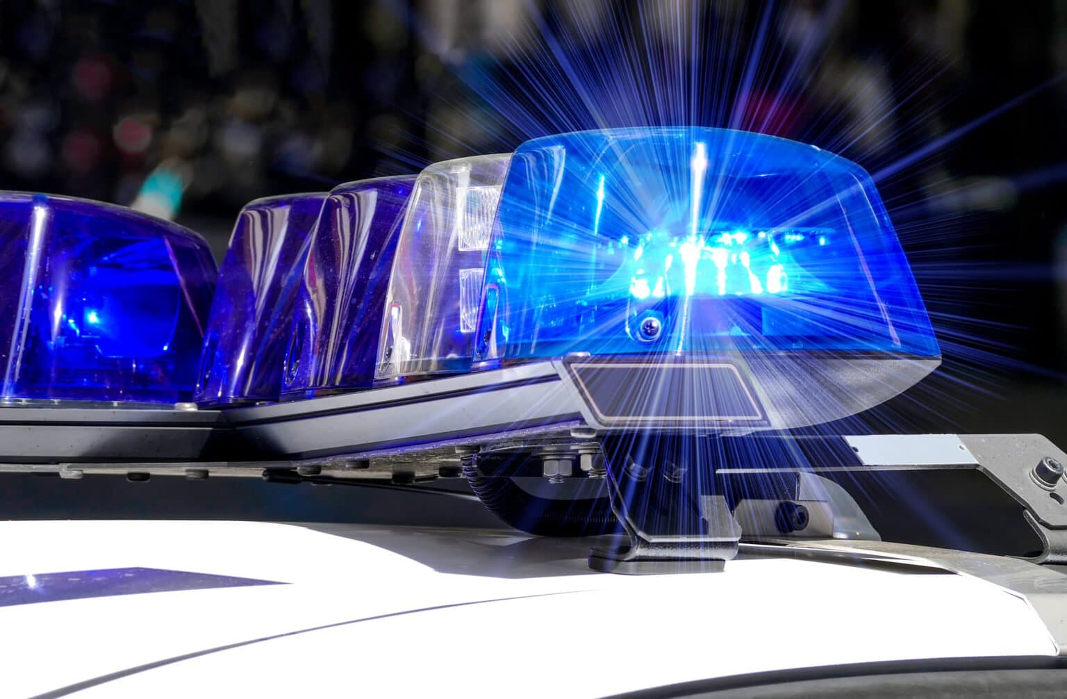 Gyrophare d'ambulance en intervention